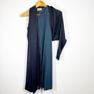 Lanvin Draping One Sleeve Dress